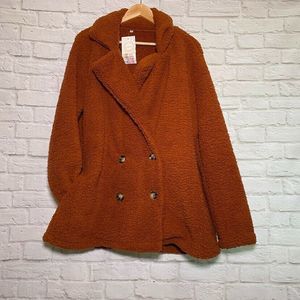 PRETTYGARDEN Women's Zip Up Oversized Coat 2XL